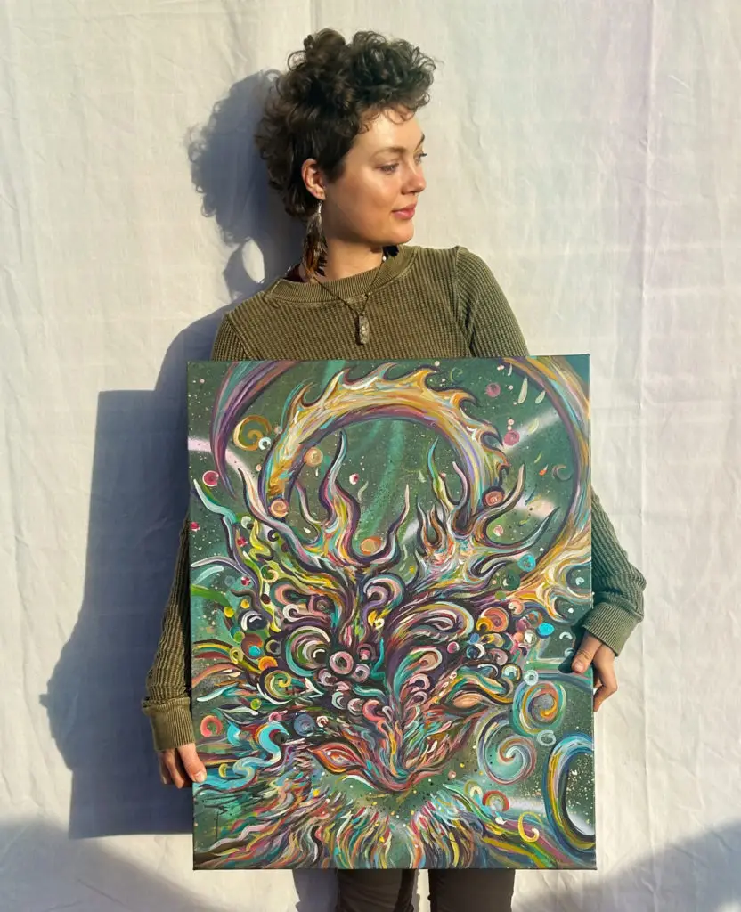 visionary heart art painting